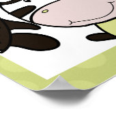 Baby dierentuin Giraffe Zebra leeuwenset 3 Poster (Hoek)