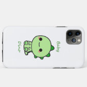 Baby Dino Case-Mate iPhone Case (Achterkant (horizontaal))