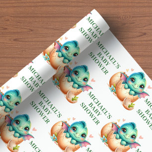 Baby Dino Douche Verpakkings Papier Mooie Uitkomst