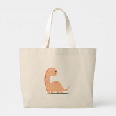 Baby Dino Grote Tote Bag (Achterkant)