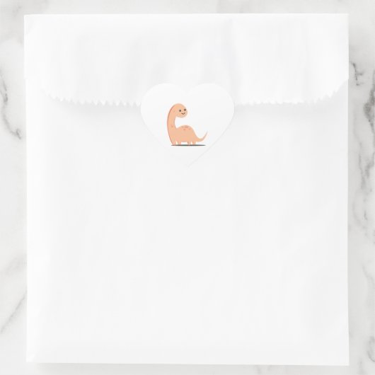 Baby Dino Hart Sticker (Tas)