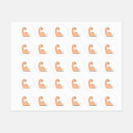 Baby Dino Labels