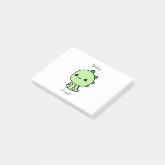 Baby Dino Post-it® Notes (Schuin)