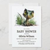 Baby Dinosaur Baby Shower Invitation (Devant)