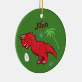 Baby Dinosaur Carnotaurus Keramisch Ornament (Rechts)