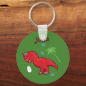 Baby Dinosaur Carnotaurus Sleutelhanger (Voorkant)