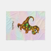 Baby Dinosaur Fleece Deken (Voorkant (Horizontaal))