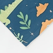 Baby Dinosaur Fleece Deken (Hoek)