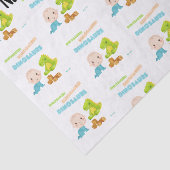 Baby Dinosaur Tissuepapier (Detail)