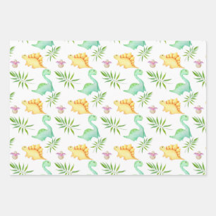 Baby Dinosaurs Inpakpapier Vel