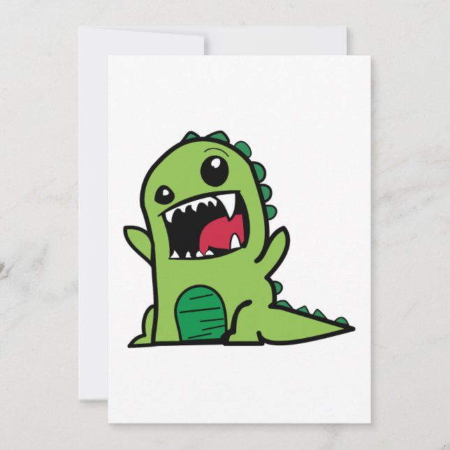 Baby dinosaurus cartoon (Voorkant)