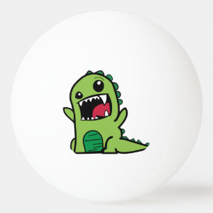 Baby dinosaurus cartoon pingpongballen