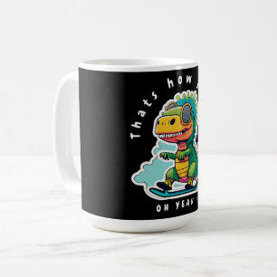Baby Dinosaurus Schaatsen Zo ga ik te werk Koffiemok