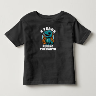 Baby Dinosaurus Vijf Jaar Oud Verjaardag Kinder Shirts
