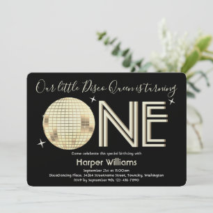 Baby Disco Thleing First Birthday Kaart