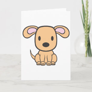 Baby Dog Cartoon Kaart