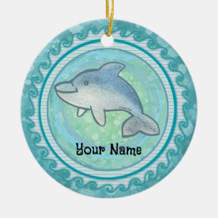 Baby Dolfijn Keramisch Ornament