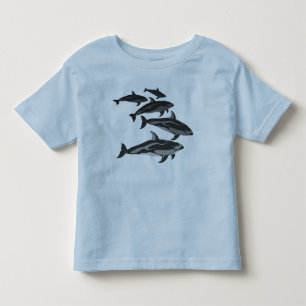 Baby Dolfijn T-Shirt Schattige Peuter Dolfijn Shir