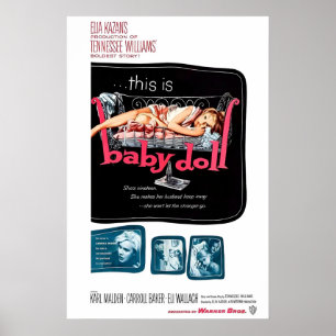 Baby Doll 1956 Film POSTER AFDRUK A5-A1 50er jaren