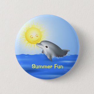 Baby Dolphin Ronde Button 5,7 Cm