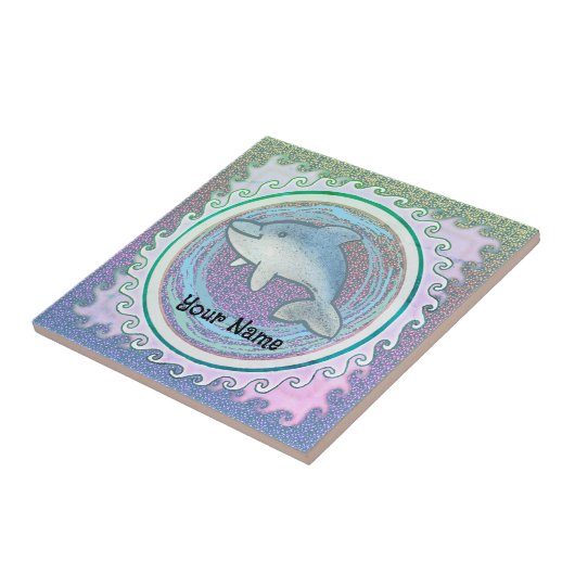 Baby Dolphin Tegeltje (Zijkant)