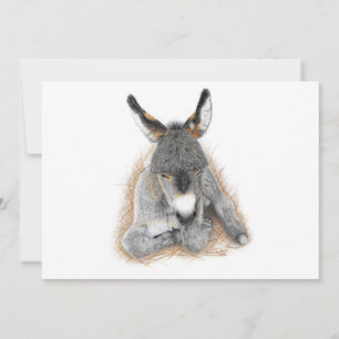 Baby Donkey Note Card Kaart