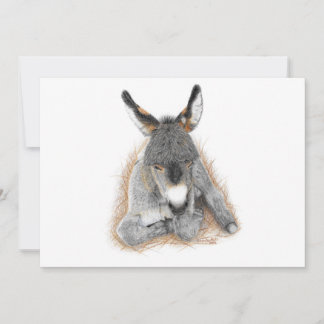 Baby Donkey Note Card Kaart