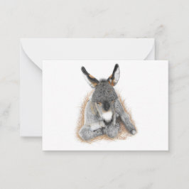 Baby Donkey Note Card Notitiekaartje