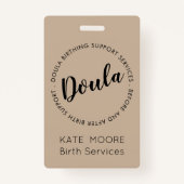 Baby Doula Birth Coach Midechtgenote Badge (Voorkant)