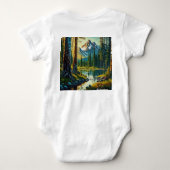 baby draag romper (Achterkant)