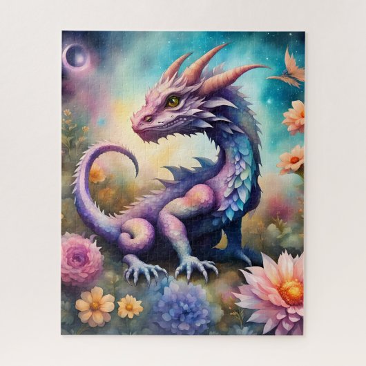 Baby Dragon AI Art Legpuzzel (Verticaal)