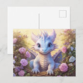 Baby Dragon Briefkaart (Voorkant / Achterkant)