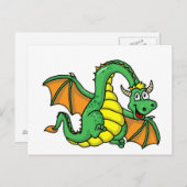 Baby Dragon Briefkaart (Voorkant / Achterkant)