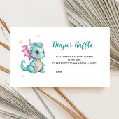Baby Dragon Diaper Raffle Informatiekaartje