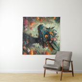 Baby Dragon Fantasy Wandkleed (In Situ (horizontaal))