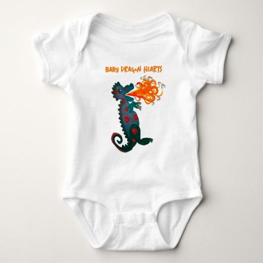 Baby Dragon Heart Bodysuit (Voorkant)