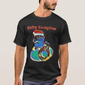 Baby Dragon kerstMannen T-Shirt (Voorkant)