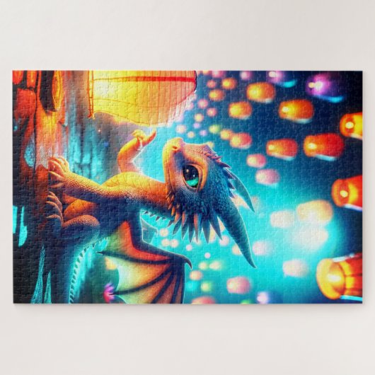 Baby Dragon Legpuzzel (Horizontaal)