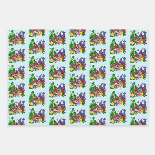 Baby Dragon Nest Fantasy Inpakpapier Vel (Voorkant)