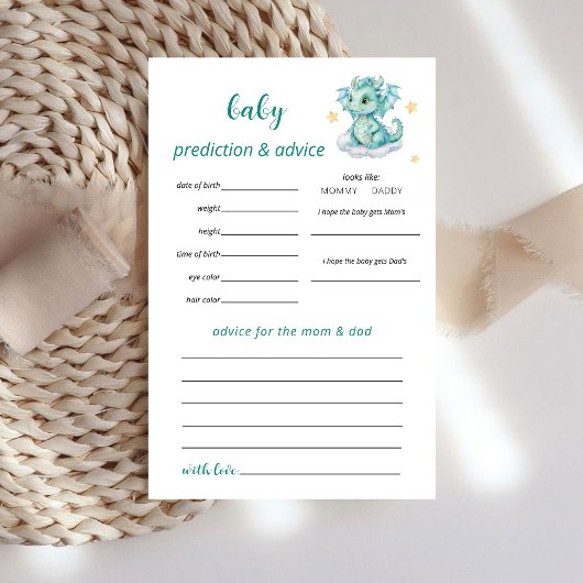 Baby Dragon Predictions spel Flyer