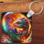 Baby Dragon Sleutelhanger (Achterkant)