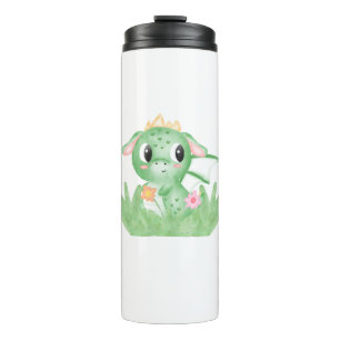 Baby Dragon-Waterverf bevestigen Thermosbeker