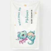 Baby Dragon Welkom Spandoek (Verticaal)