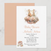 Baby Dress Baby shower Uitnodiging (Voorkant / Achterkant)