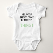 Baby-drieling, grappig drieling cadeau-idee, neutr