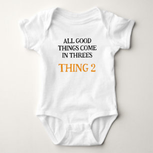 Baby-drieling, grappig drieling cadeau-idee, neutr romper
