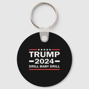 Baby Drill Donald Trump 2024 Neem Amerika terug Sleutelhanger