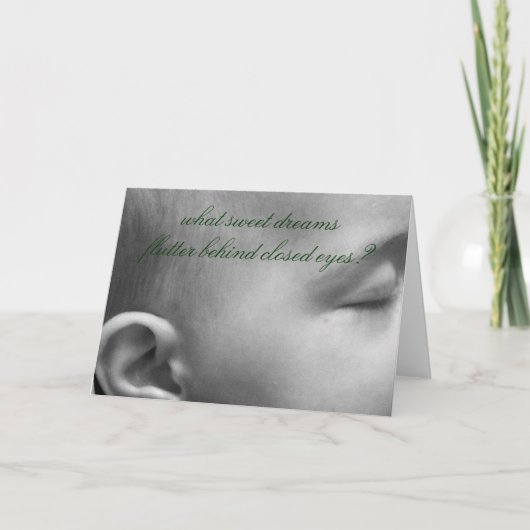 Baby dromen kaart (Voorkant)