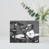 Baby Drummer Briefkaart (Staand voorkant)