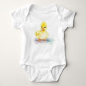 Baby Duck 2 Waterverf Romper (Voorkant)